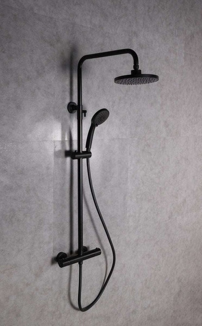 Douche Set Mat Zwart